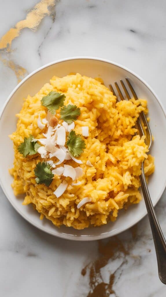 Spiced Coconut Turmeric Rice