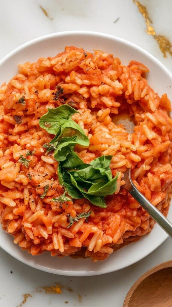 Gluten-Free Easy Tomato Basil Rice
