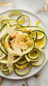 Sautéed Zucchini Ribbons with Lemon and Garlic