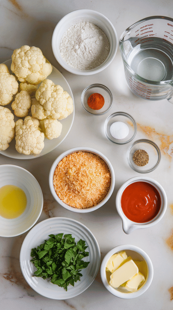 Air Fryer Buffalo Cauliflower Bites