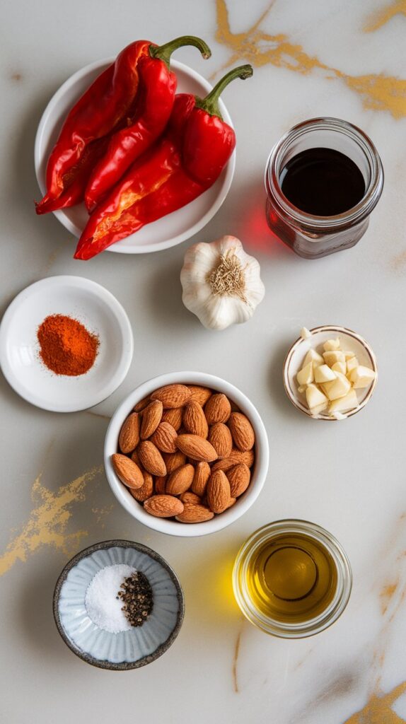 Red Pepper Almond Marinade