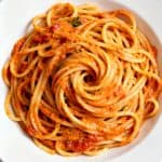 Cottage Cheese Tomato Basil Spaghetti
