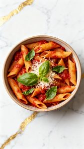 Spicy Cottage Cheese Arrabbiata Pasta