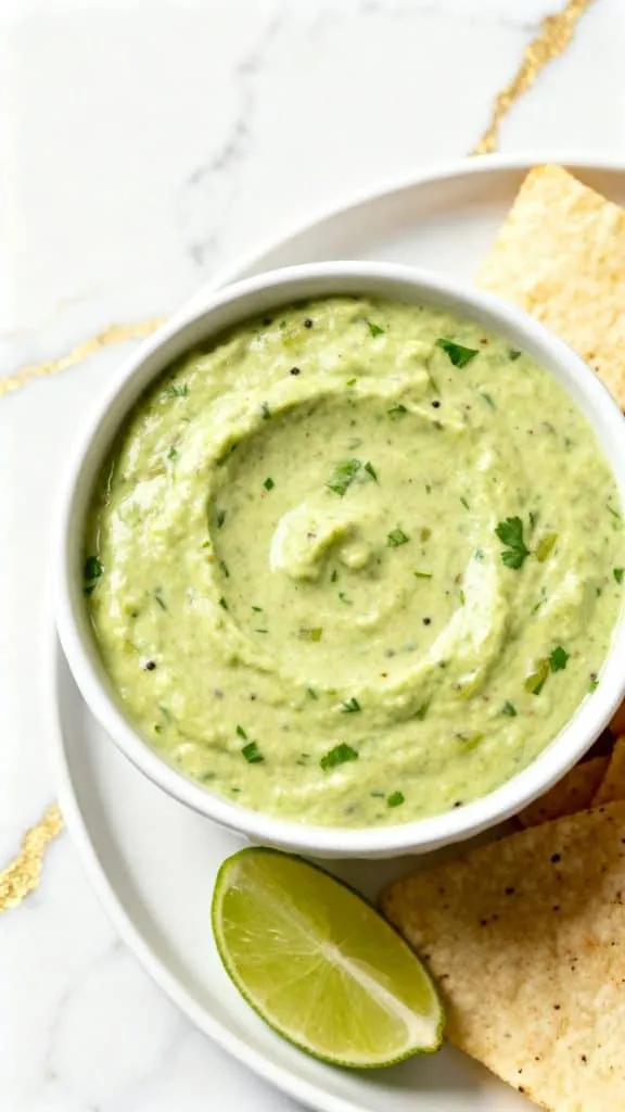 Tomatillo Avocado Salsa Verde