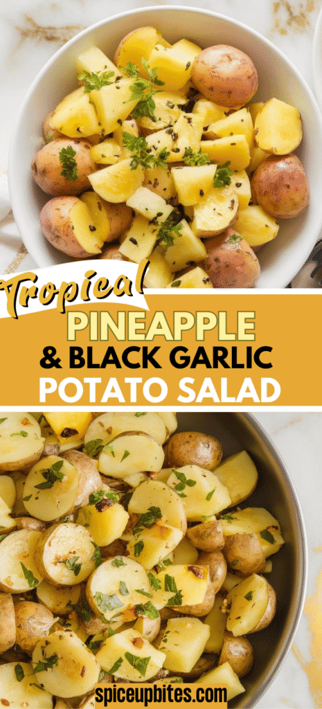 Pineapple & Black Garlic Potato Salad