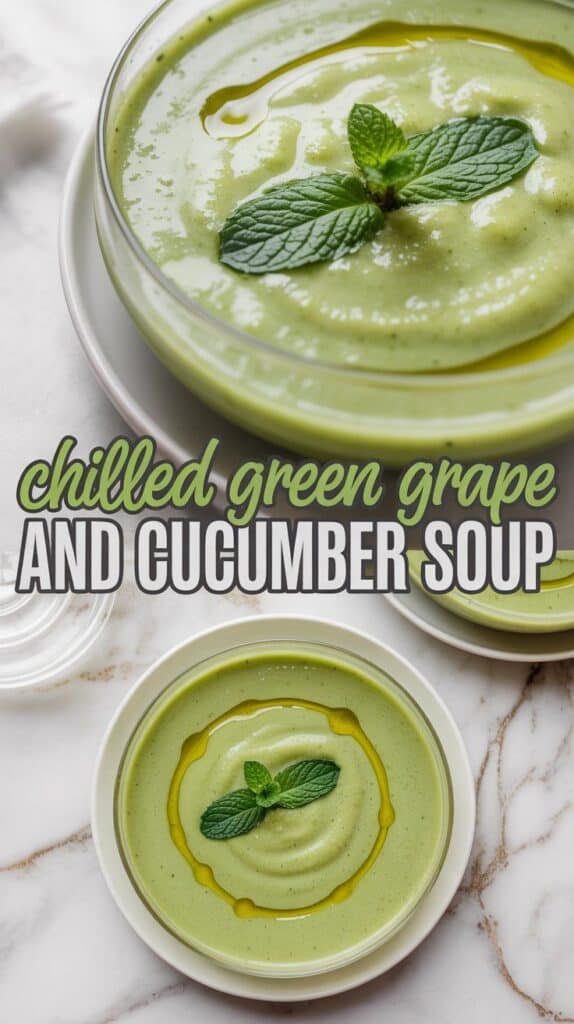 Chilled Green Grape and Cucumber Soup 5