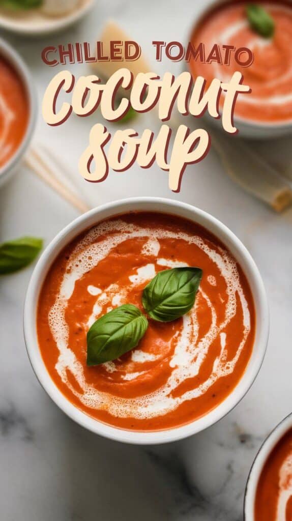 Chilled Tomato Coconut Soup