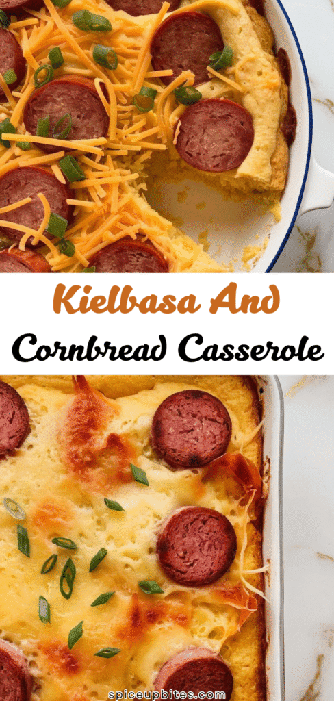 Kielbasa and Cornbread Casserole