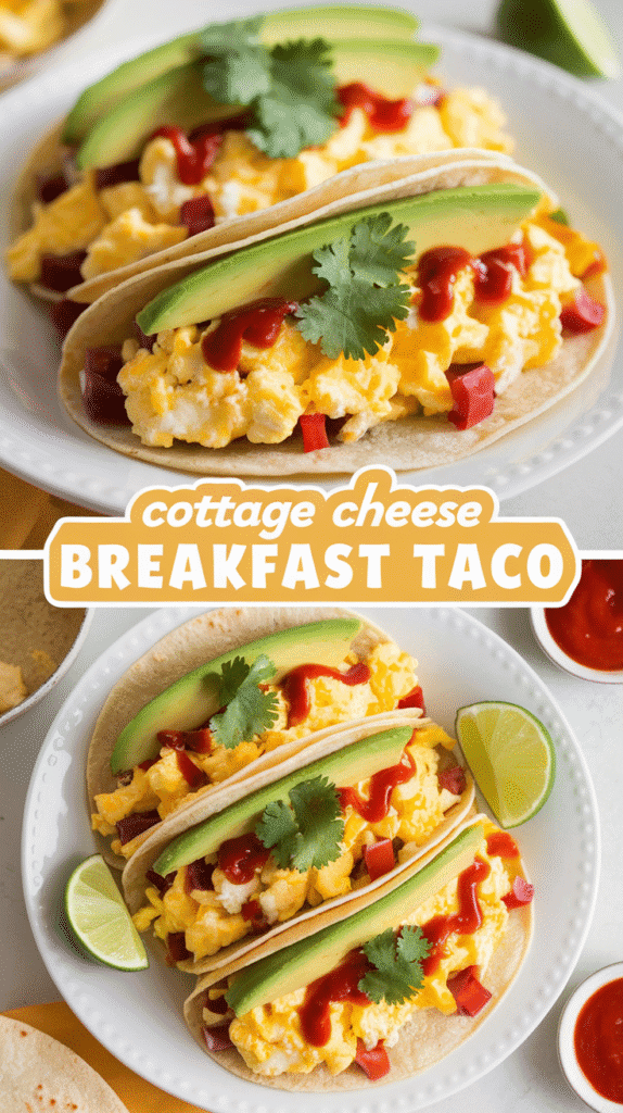 Cottage Cheese Breakfast Tacos
