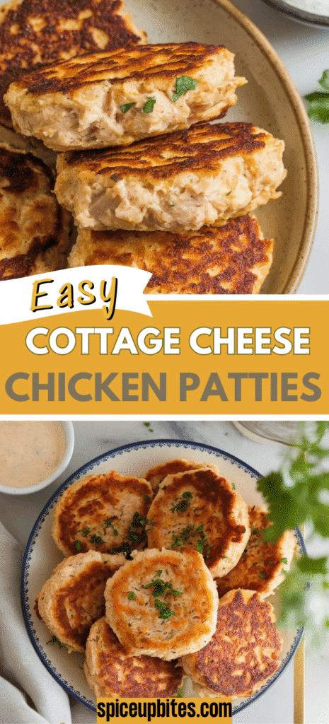 
Cottage Cheese Chicken Patties
