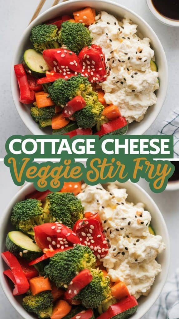 Cottage Cheese Veggie Stir Fry