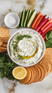 Herby Garlic Cottage Cheese Dip