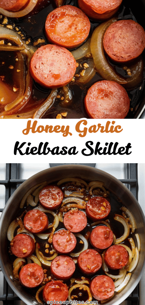 Honey Garlic Kielbasa Skillet