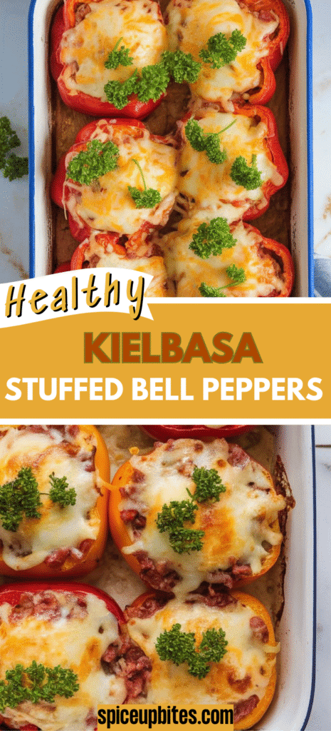 Kielbasa Stuffed Bell Peppers