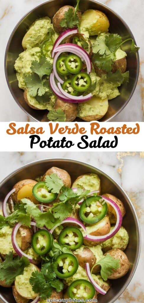 Salsa Verde Roasted Potato Salad