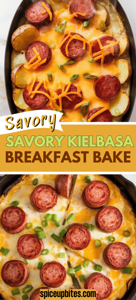 Savory Kielbasa Breakfast Bake