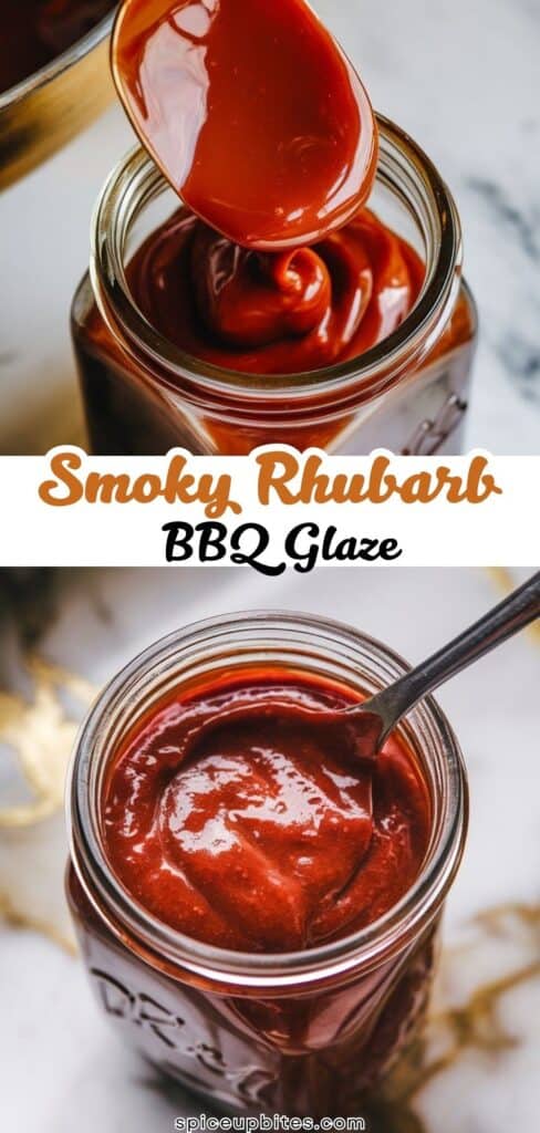 Smoky Rhubarb BBQ Glaze
