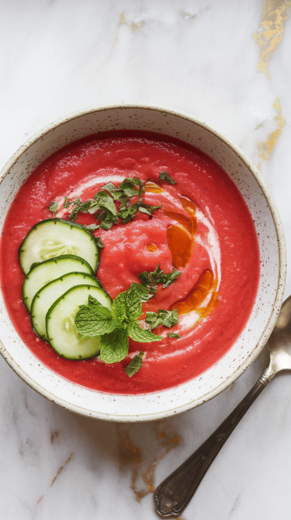 Watermelon Tomato Gazpacho