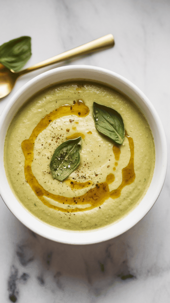 Zucchini Basil Soup