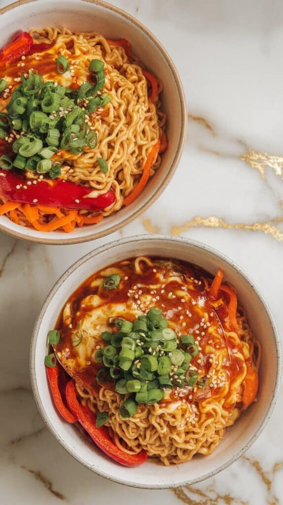 Cottage Cheese Ramen Stir Fry