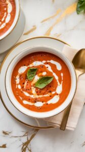 Chilled Tomato Coconut Soup