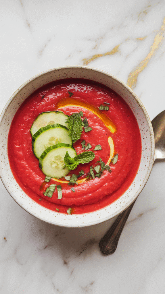 Watermelon Tomato Gazpacho