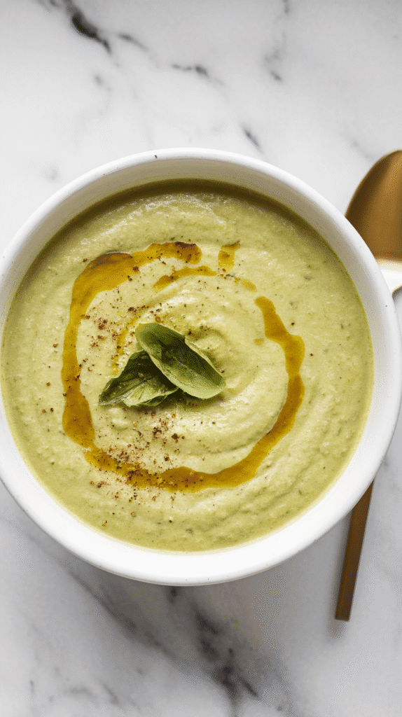 Zucchini Basil Soup