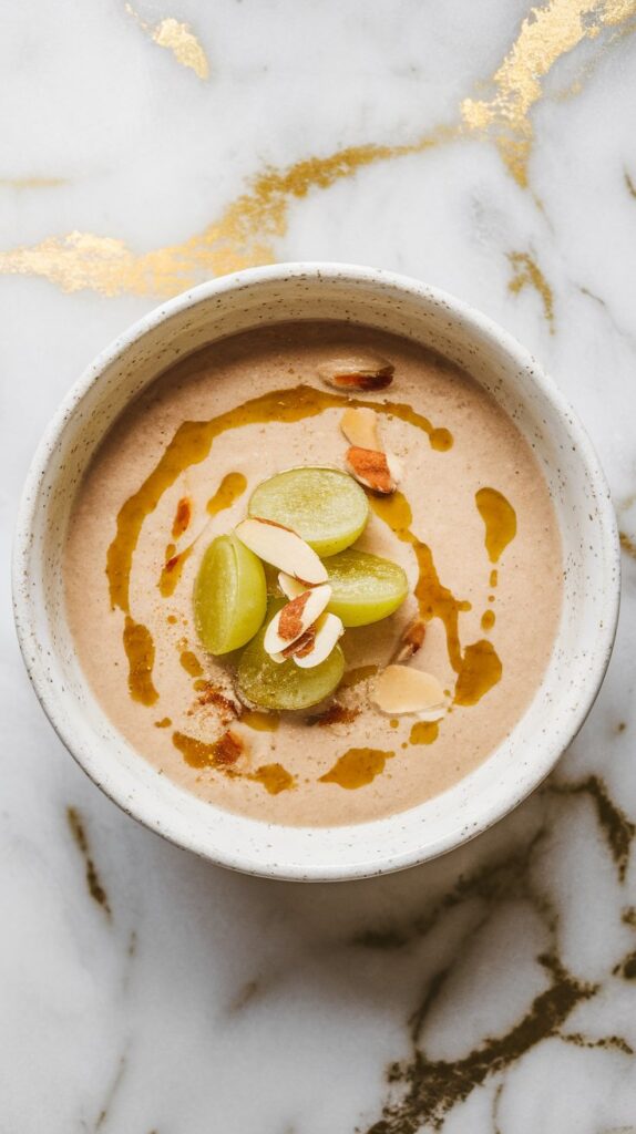 Cold Almond Garlic Soup