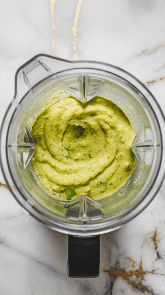 Chilled Pea and Mint Soup