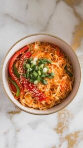 Cottage Cheese Ramen Stir Fry