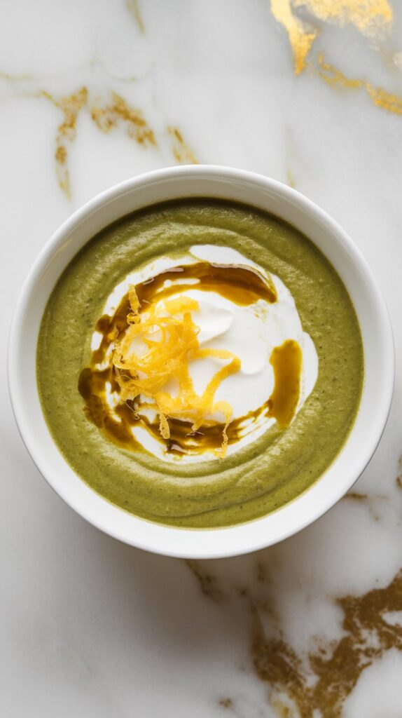 Cold Broccoli Spinach Soup