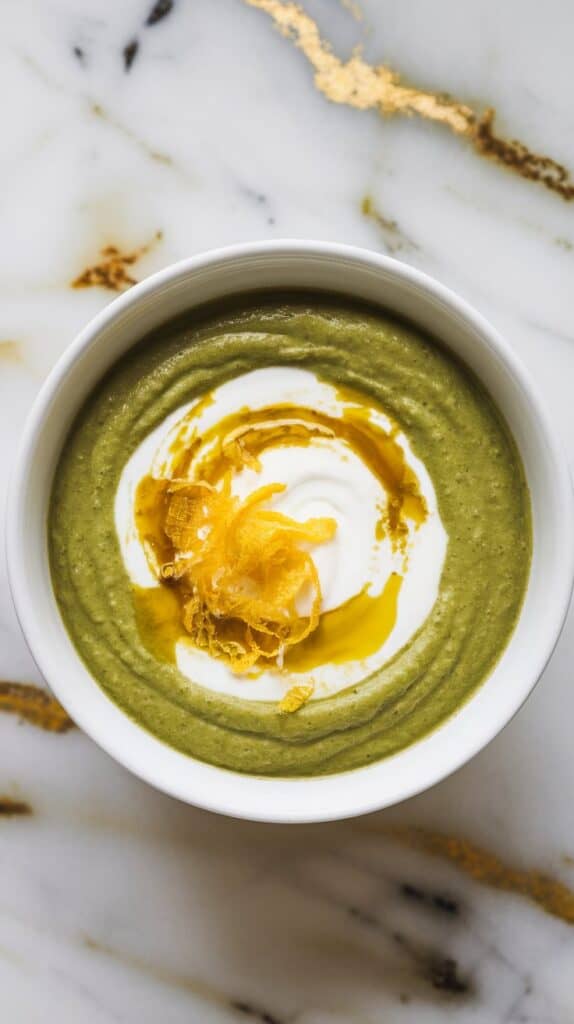 Cold Broccoli Spinach Soup