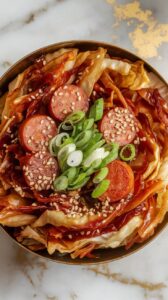Kielbasa and Cabbage Egg Roll Bowls