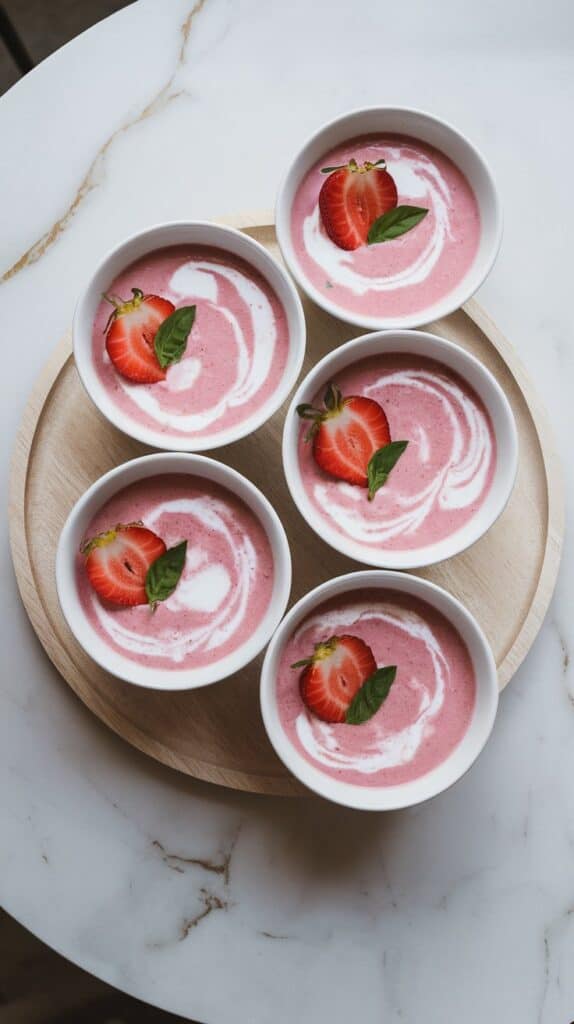 Strawberry Basil Soup