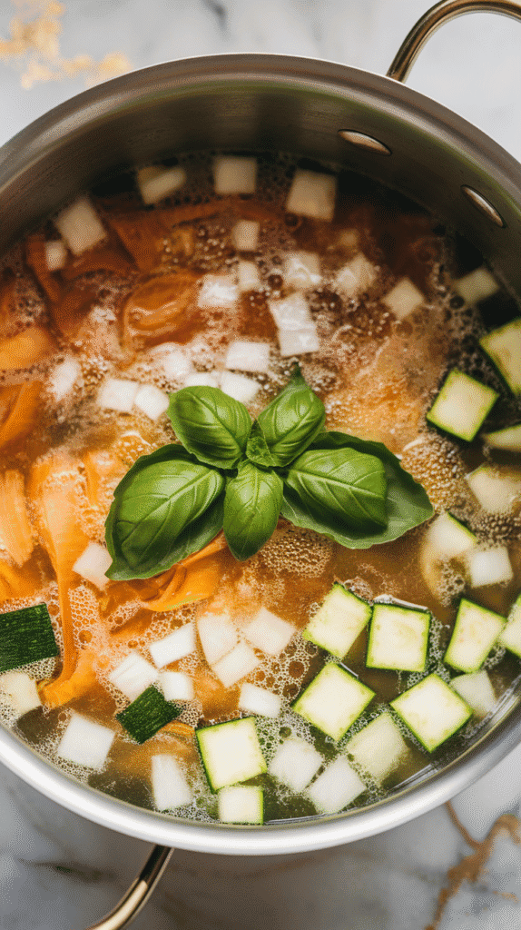 Zucchini Basil Soup