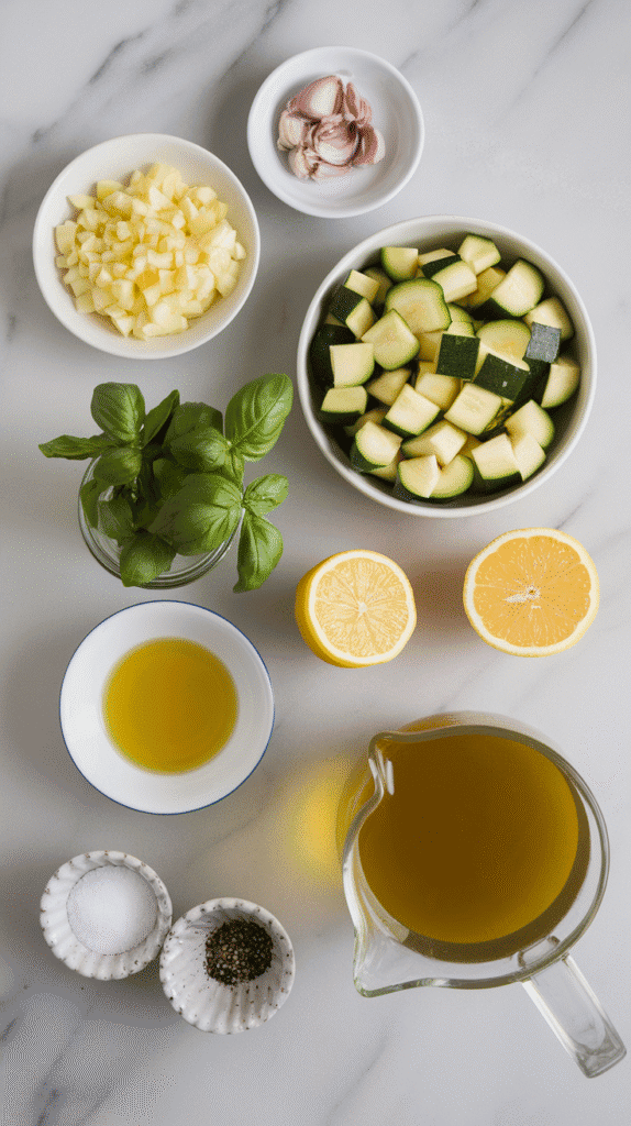 Zucchini Basil Soup
