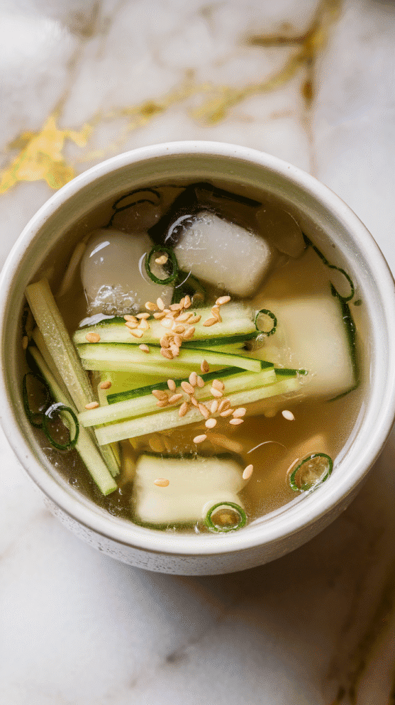 Korean Cold Cucumber Soup