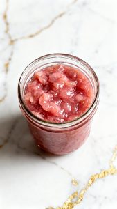 Rhubarb Relish for Burgers