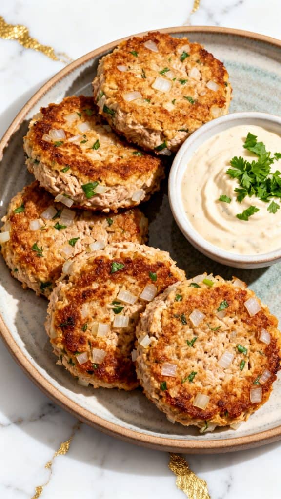 Cottage Cheese Tuna Cakes