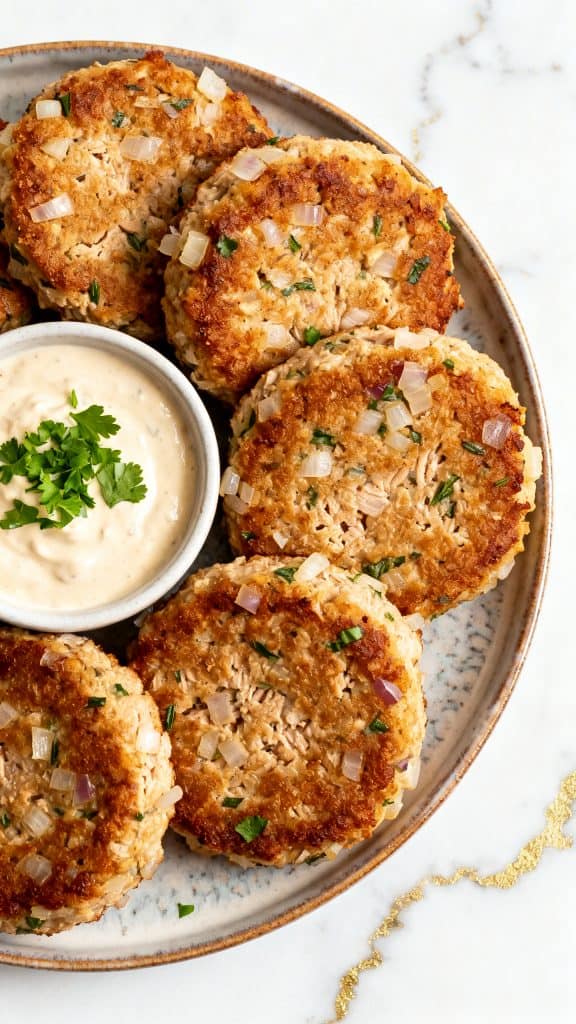 Cottage Cheese Tuna Cakes