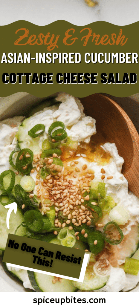 Asian-Inspired Cucumber Cottage Cheese Salad