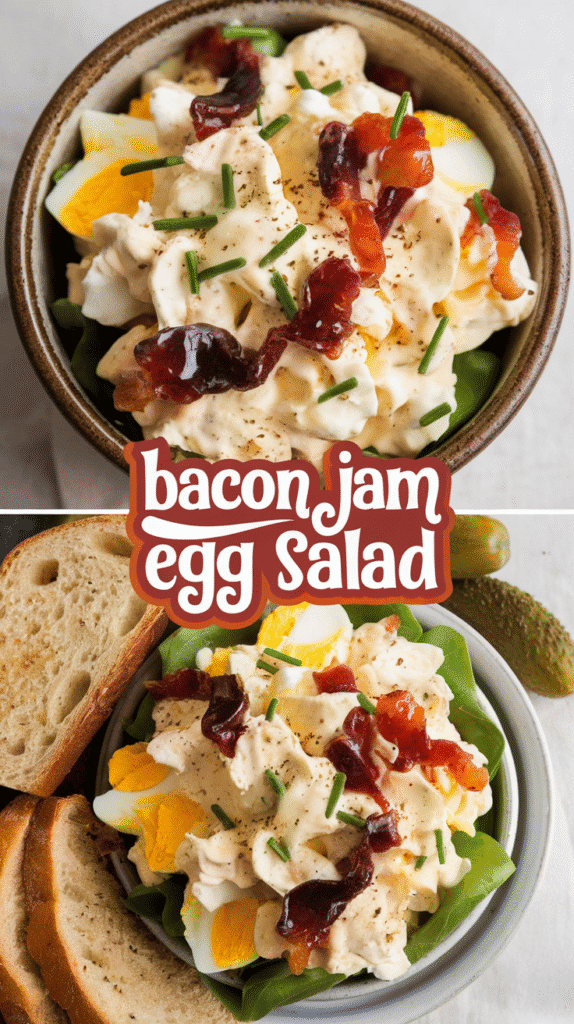 Bacon Jam Egg Salad