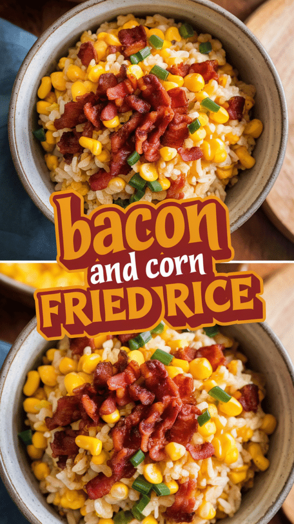 Bacon and Corn Fried Rice