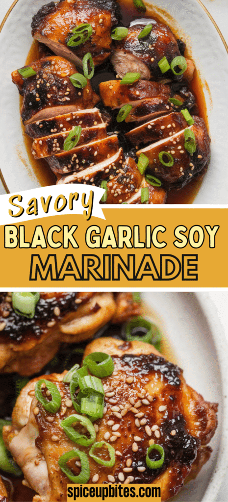 Black Garlic Soy Marinade