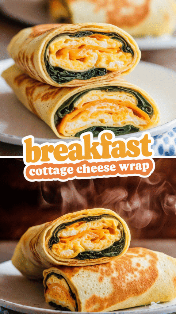 Breakfast Cottage Cheese Wrap
