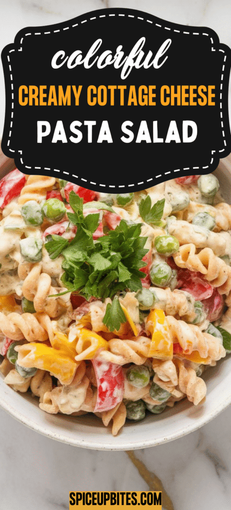 Creamy Cottage Cheese Pasta Salad
