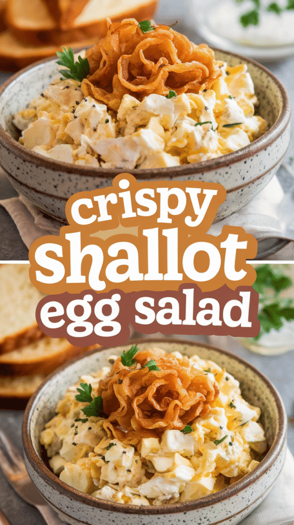 Crispy Shallot Egg Salad 