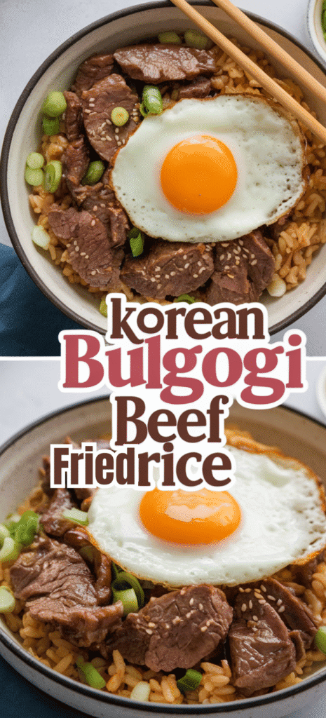 Korean Bulgogi Beef Fried Rice