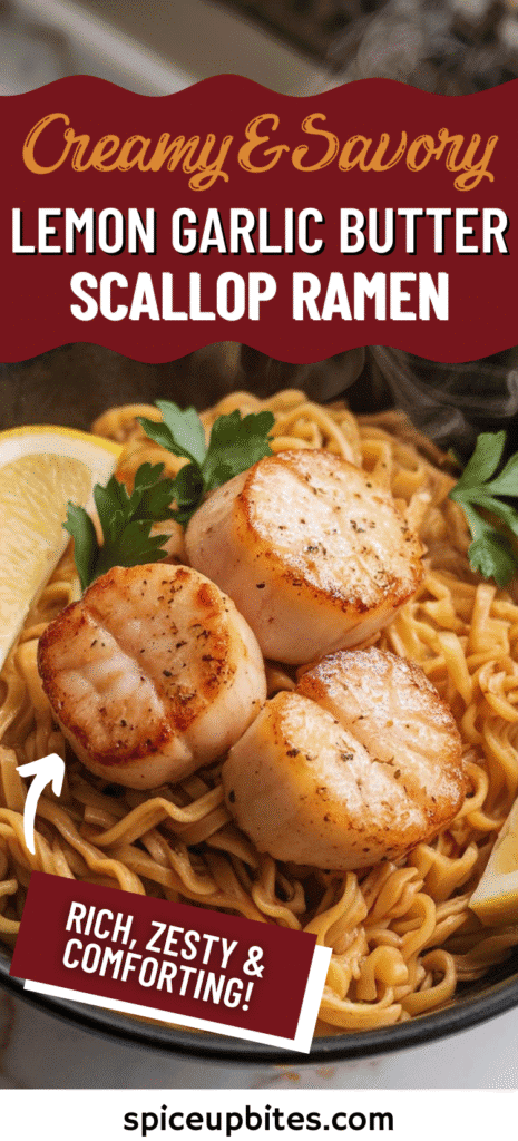 Lemon Garlic Butter Scallop Ramen