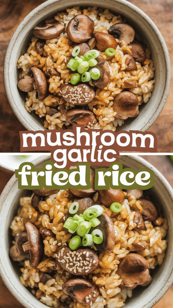 Mushroom Garlic Fried Rice